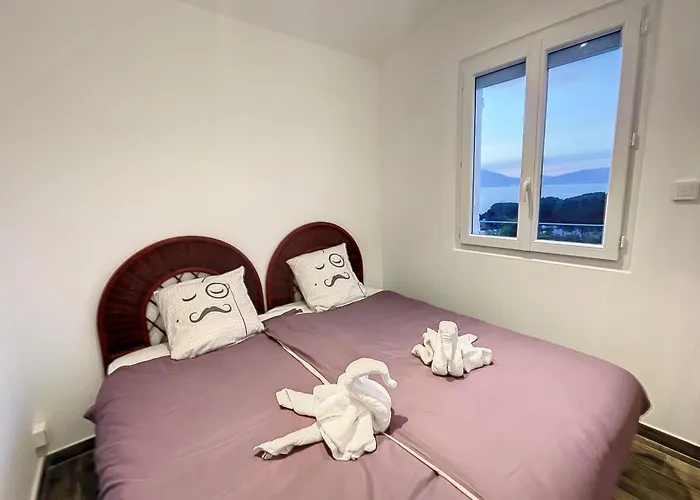 Haut De Villa Vue Mer 3 Pieces Climatise & Wifi 4 A 6 Personnes